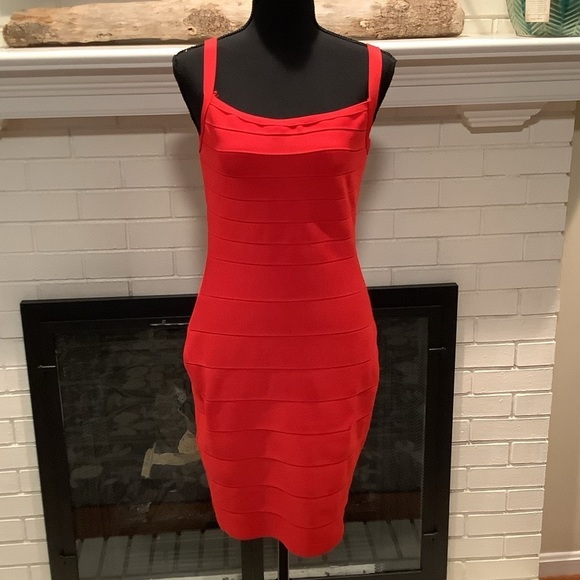 AKIRA Dresses & Skirts - Sexy Red Akira Body Con Dress Sz XL